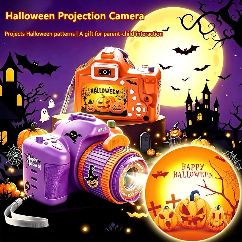 Projector Mini Camera Mini Torch Early Learning Educational Gift Halloween Projector Three Slides