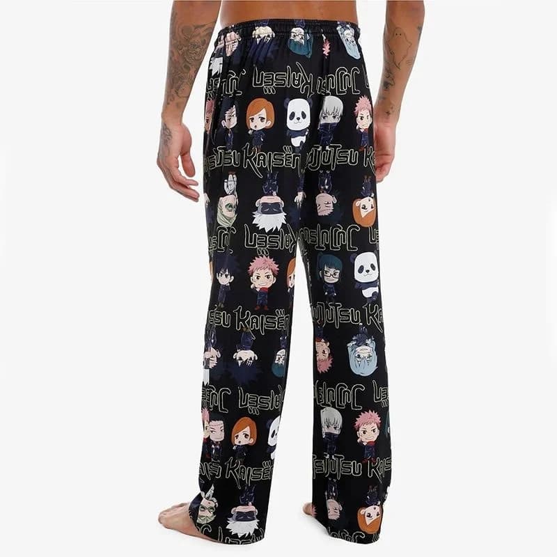 Jujutsu Battle Personalized Full Print Adult Children's Pants Summer Quick Drying Comfortable Lightweight Wide Leg Pants