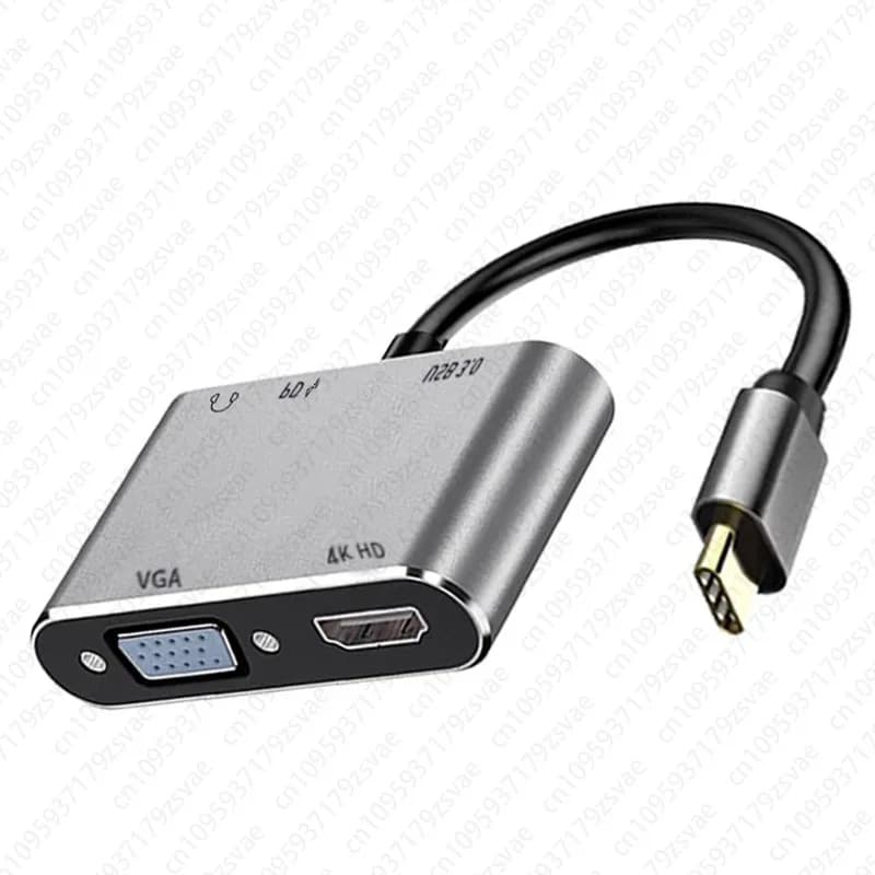 Docking station da Typec a HDMI USB, adatta per laptop, iPad, computer e stazioni di aggancio per telefoni cellulari