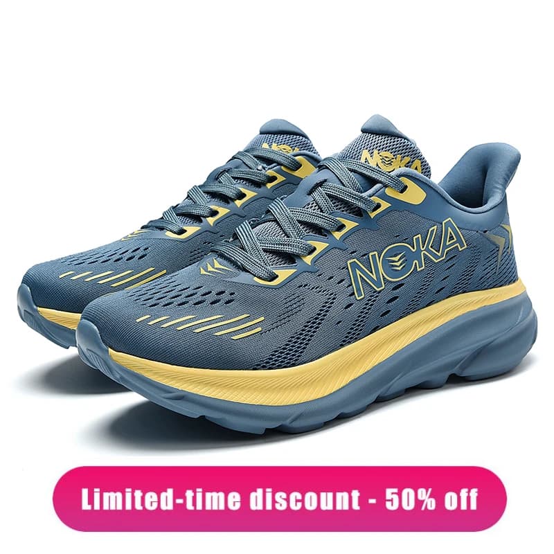 Men's Breathable Running Shoes Spring Summer New Style Sports Sneakers with Thick Bottom Casual Shoes with Round High Elasticity