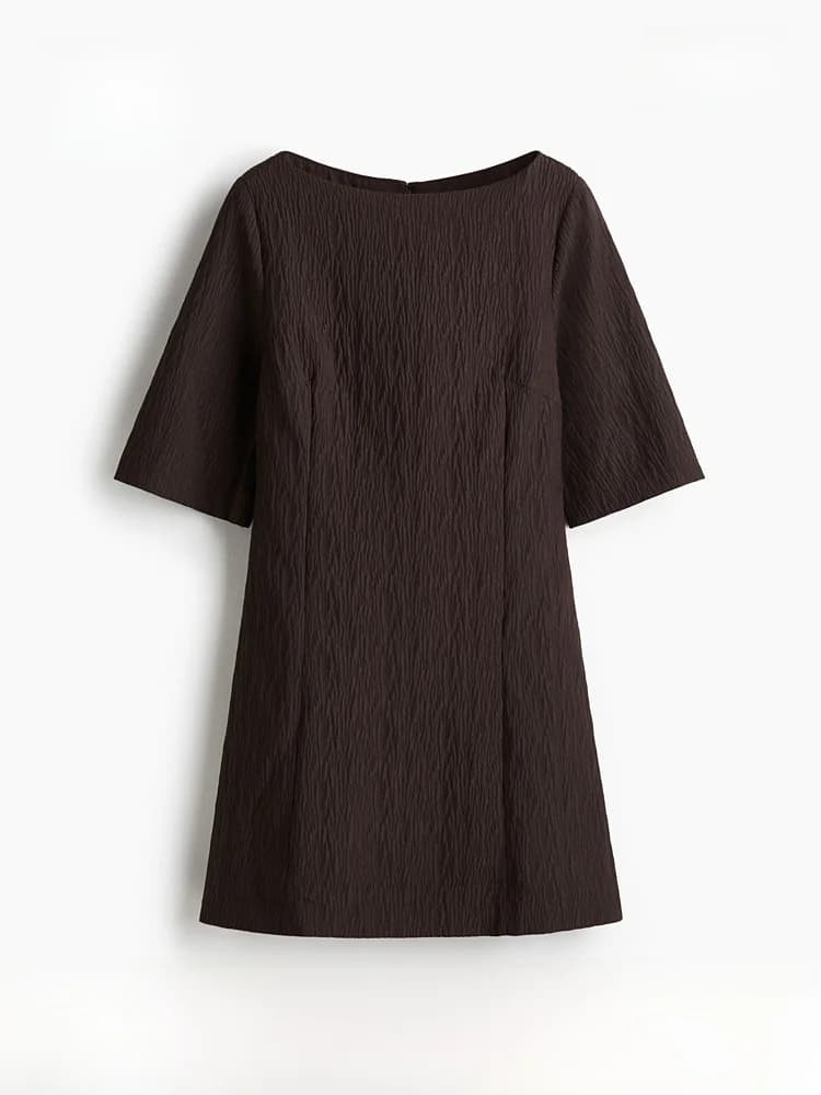 H&M Abito casual da donna monospalla in poliestere, versione standard per tempo libero e occasioni speciali