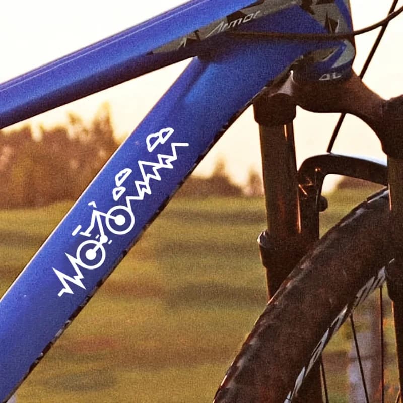 Adatto per telai di biciclette, adesivo in vinile impermeabile, regalo per gli appassionati di ciclismo, accessori per mountain bike e bici da strada