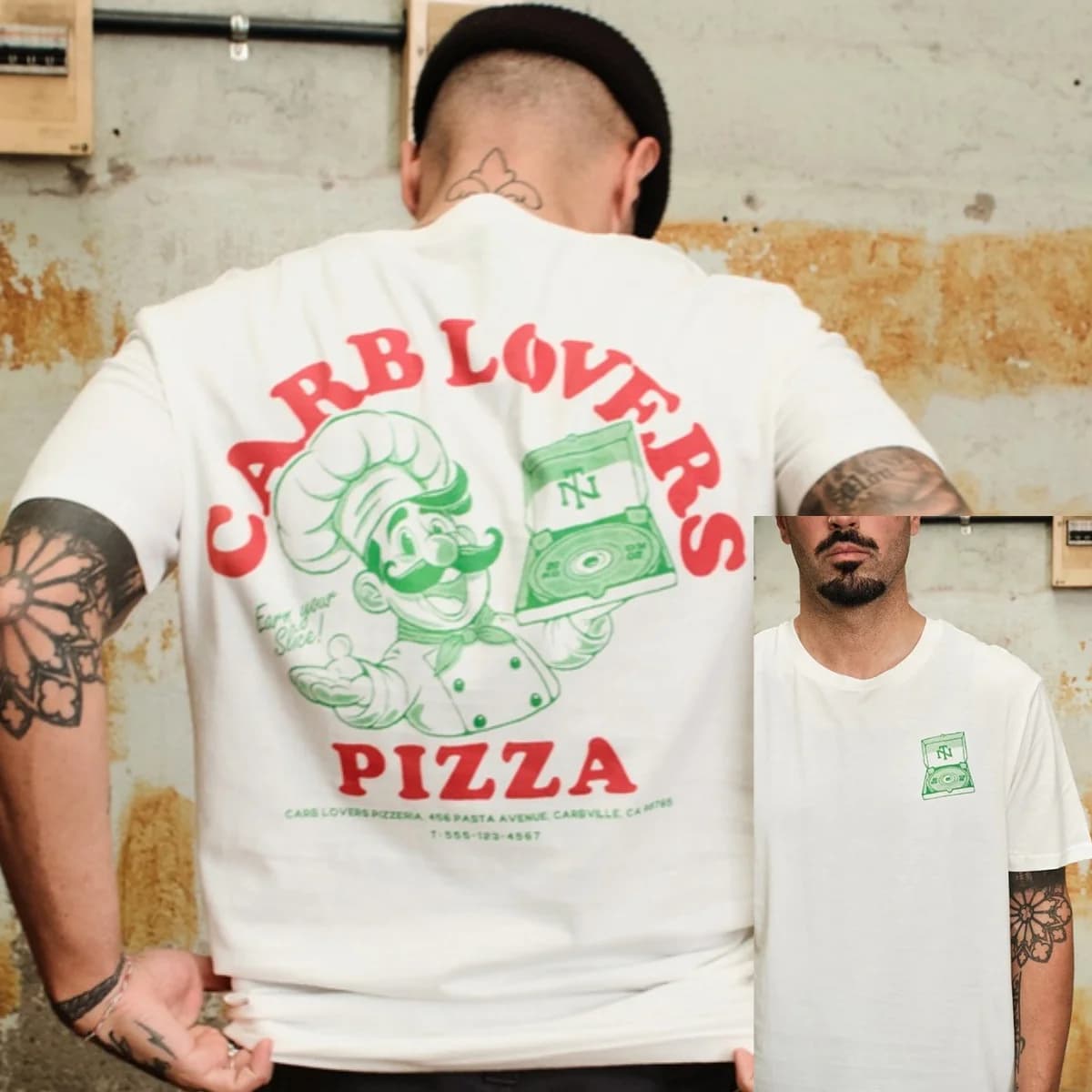 T-shirt Oversize Thundernoise Ass To Grass per Fitness, Allenamento e Tempo Libero, da Uomo e Donna, Top di Marca di Lusso 2026
