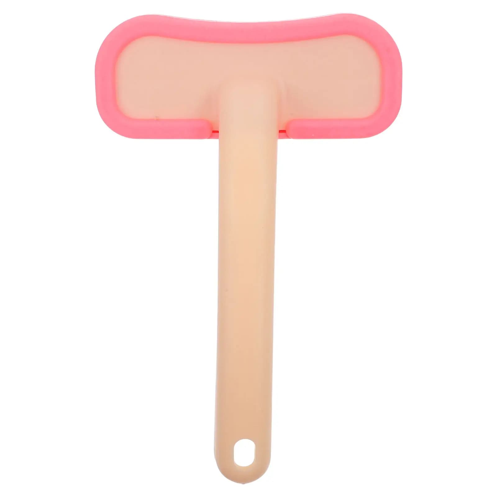 Pink Small Pet Bunny Grooming Brush Soft Silicone Bath Massage Comb Rabbit Guinea Pig Shedding Comb Rabbit Brush