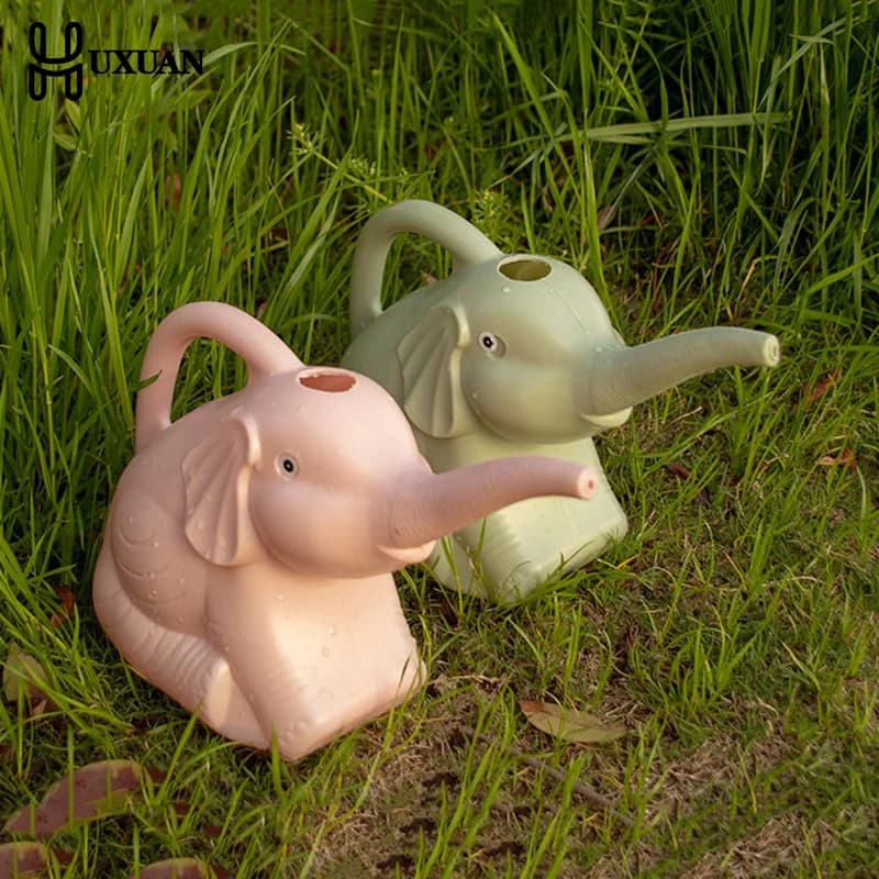 【New】Plastic Elephant Shape Watering Pot Can Plant Outdoor Irrigation Gardening Tools Equipment Garden Supplies Home Accessories