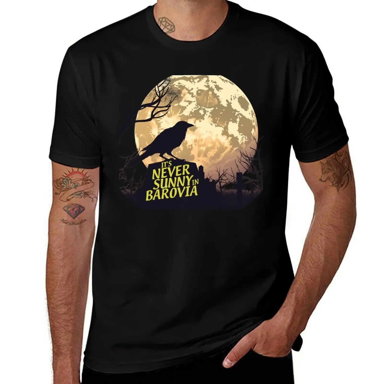 There's never Sunny Iin Barovia Shirt Evil Strahd t-Shirt man clothes top sublime mens graphic t-Shirt
