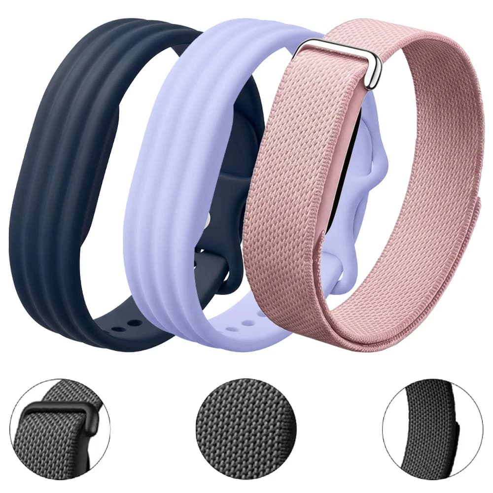 Official Sport Nylon+Silicone Strap For Google Fitbit Air Smartwatch Bracelet Watchband Accessories For Google Fitbit Air Correa