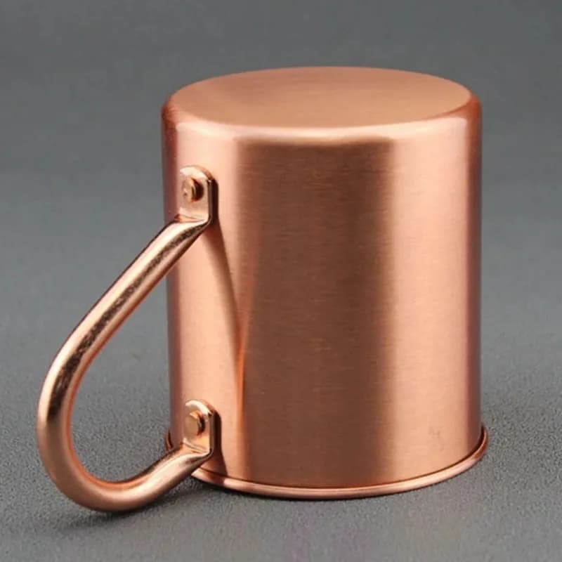 Tazza in Rame da 450ML, Bicchiere per Moscow Mule, Tazza a Corpo Dritto, Bicchiere da Cocktail per Bar, Boccale da Birra