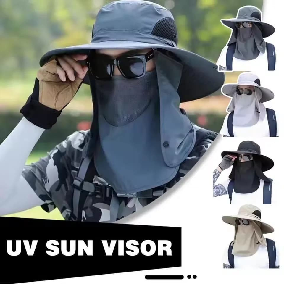 Cappello da Pescatore Estivo per Uomo e Donna, Traspirante con Protezione UV, per Montagna, Pesca, Campeggio, Escursionismo e Tempo Libero