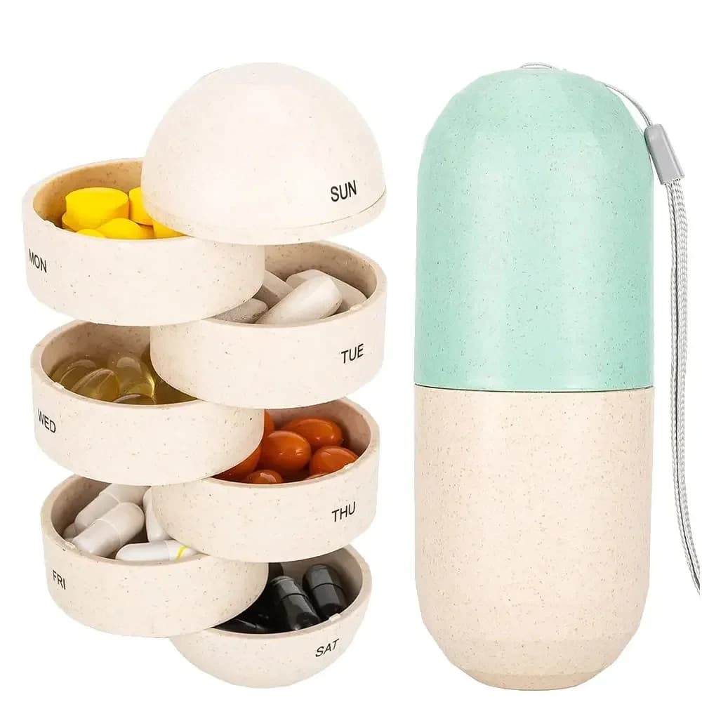 7 Days Without BPA for Travel, Vitamins, Supplements, Fish Oil