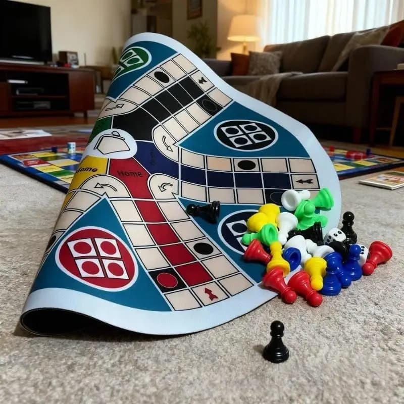 New 1 Set Party Game For 2-6 Players Tabletop Game Flying Chess Board Game Suitable For Family Gatherings Ideal Gift
