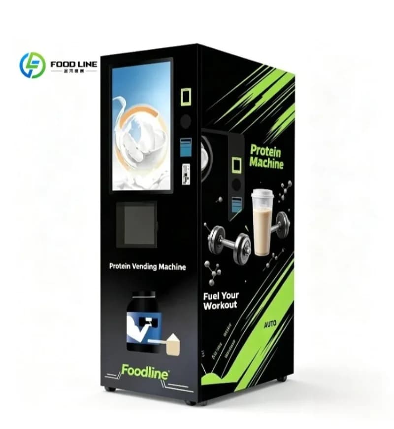 FL Customized Standing Protein Powder Drink Vending Machine Commercial Fully Automatic Gym Protein Shake Vending Machine