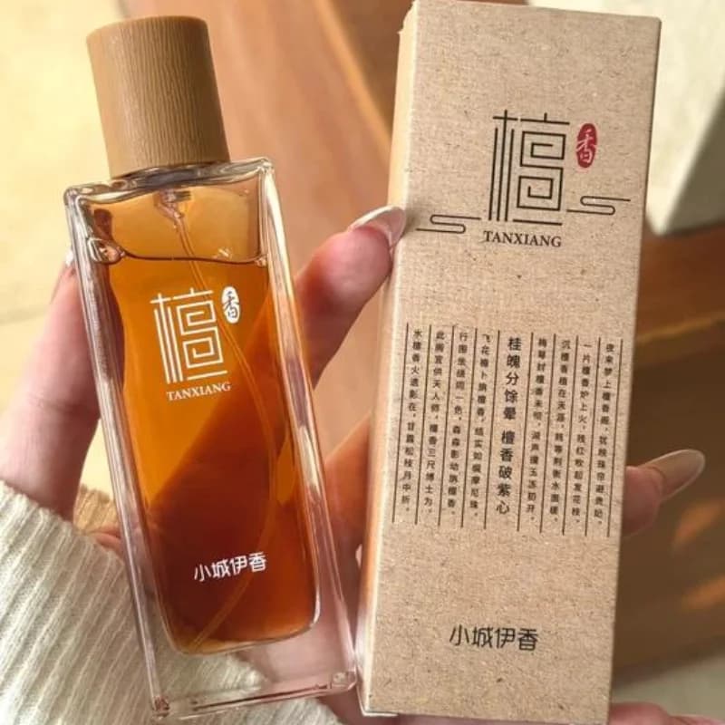 Fascino in legno di sandalo Fragranza da uomo Unisex Luxury Business Ambergris Eau De Toilette Regalo perfetto per lui Fragranza misteriosa da uomo