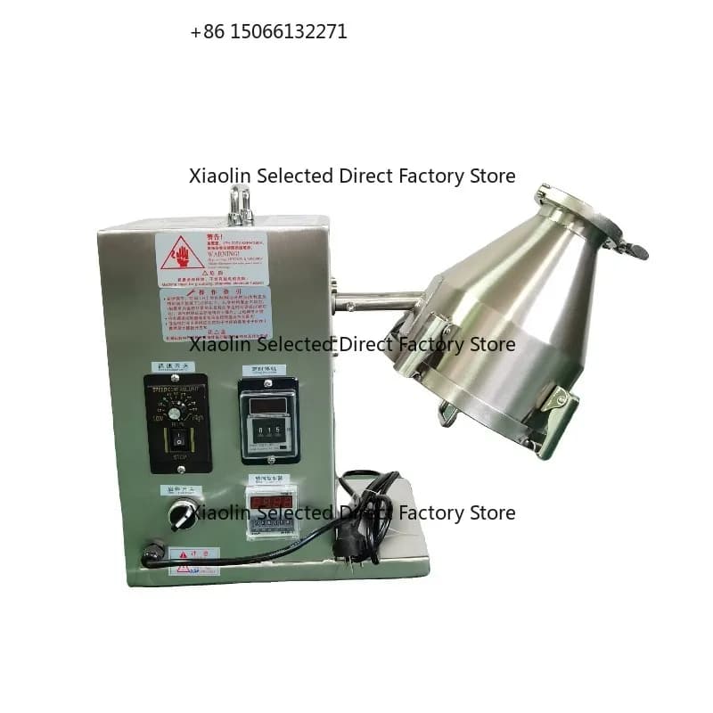 Stainless Steel Laboratory Mixer for Dry Powder, Flour, Spices, Condiments and Proteins, Mini Laboratory Blender