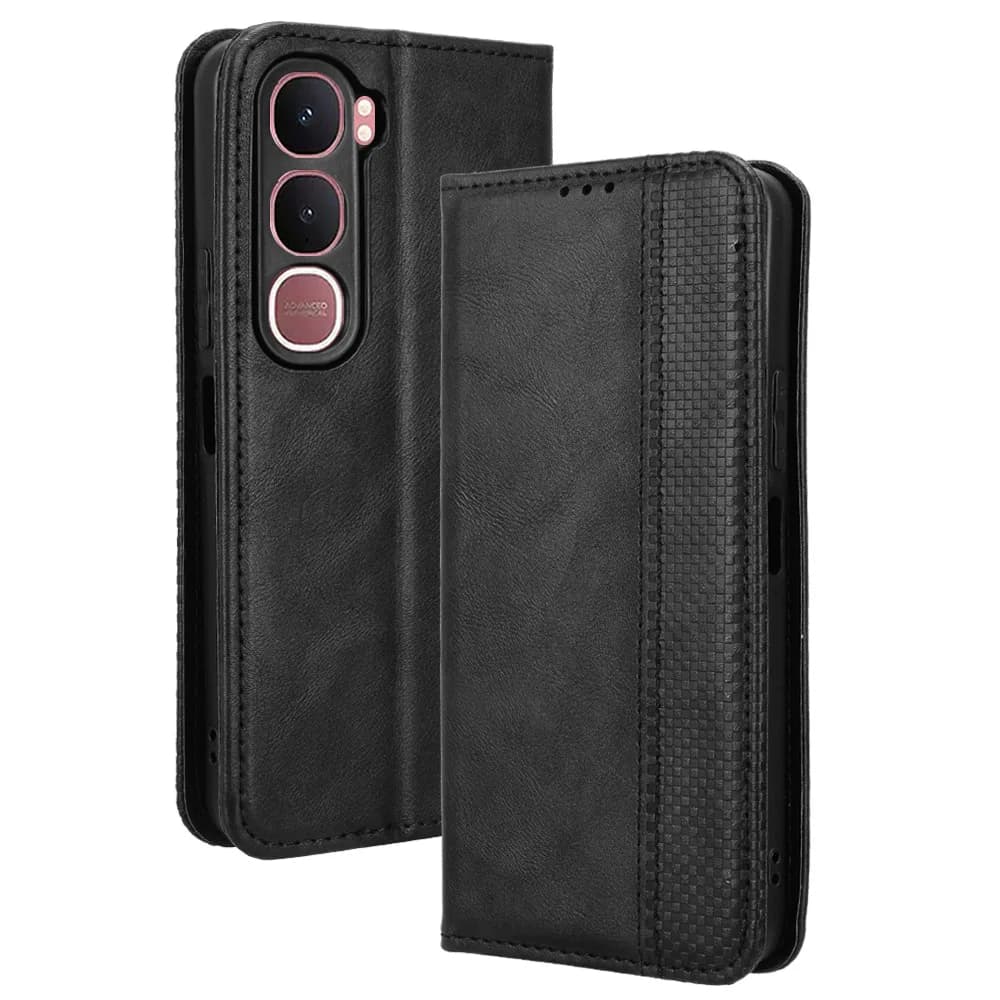 Custodia per Vivo Y21D 5G, Lussuosa Cover a Portafoglio in Pelle PU con Chiusura Magnetica per Vivo Y21D 5G Y 21D VivoY21D