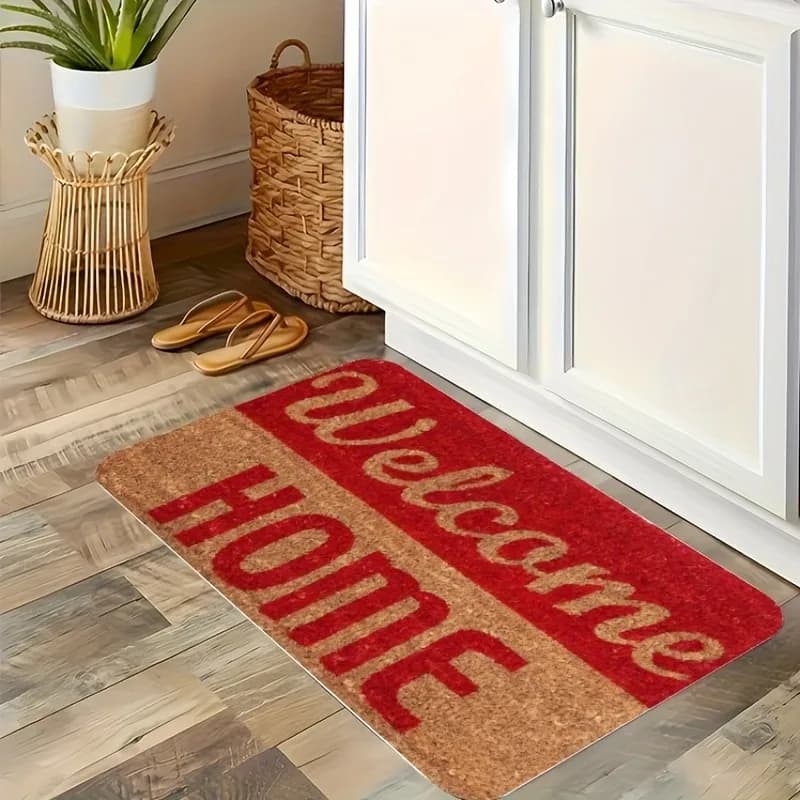 1P Hearthside Saluti Tappeto da cucina Tappetino antiscivolo Tappeto da bagno design pop Tappetino da bagno Tappeto per la casa Lavandino Lavanderia ecoreeree