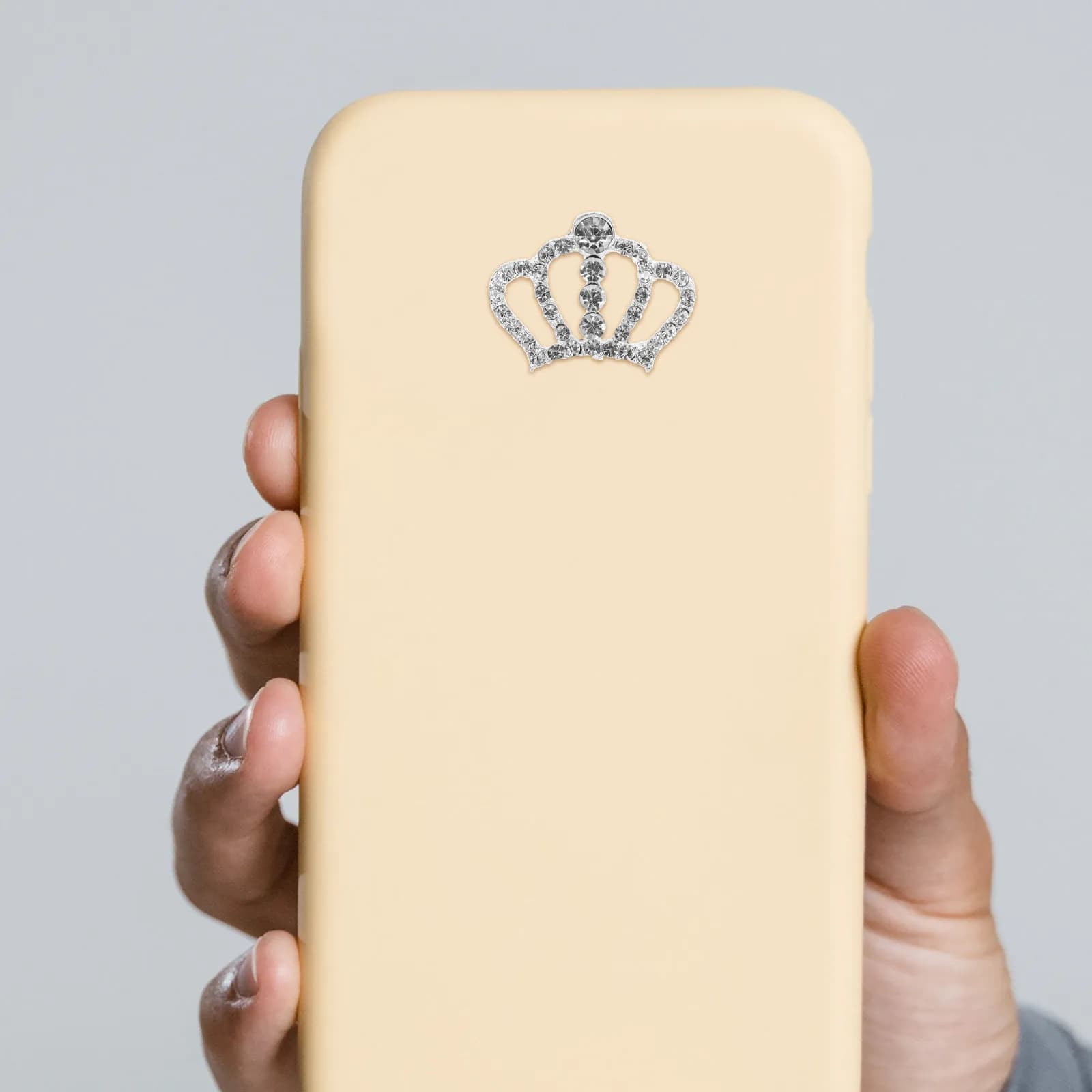 10 Pezzi Decorazioni a Forma di Corona con Strass, Cristalli Scintillanti Argento per Abiti, Borse, Fasce e Confezioni Regalo