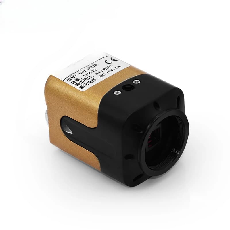 Telecamera industriale a colori ad alta definizione da 1200 linee, posizionamento dell'obiettivo della macchina, microscopio CCD, visione meccanica bidimensionale