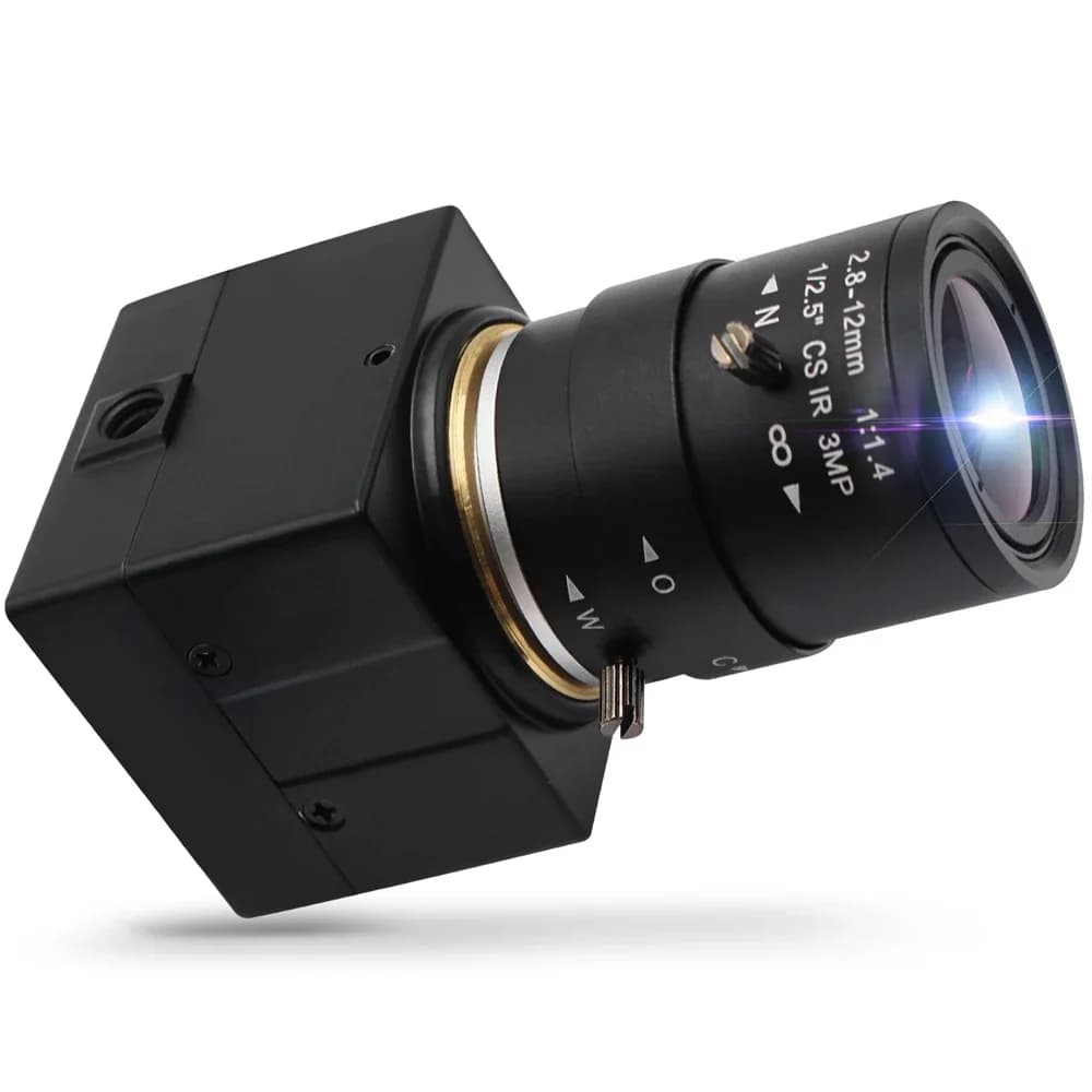 2026 ELP high definition 4656x3496p 16MP IMX298 USB camera 2.0 with manual zoom lens CS 2.8-12/5-50mm UHD videoconference webcam