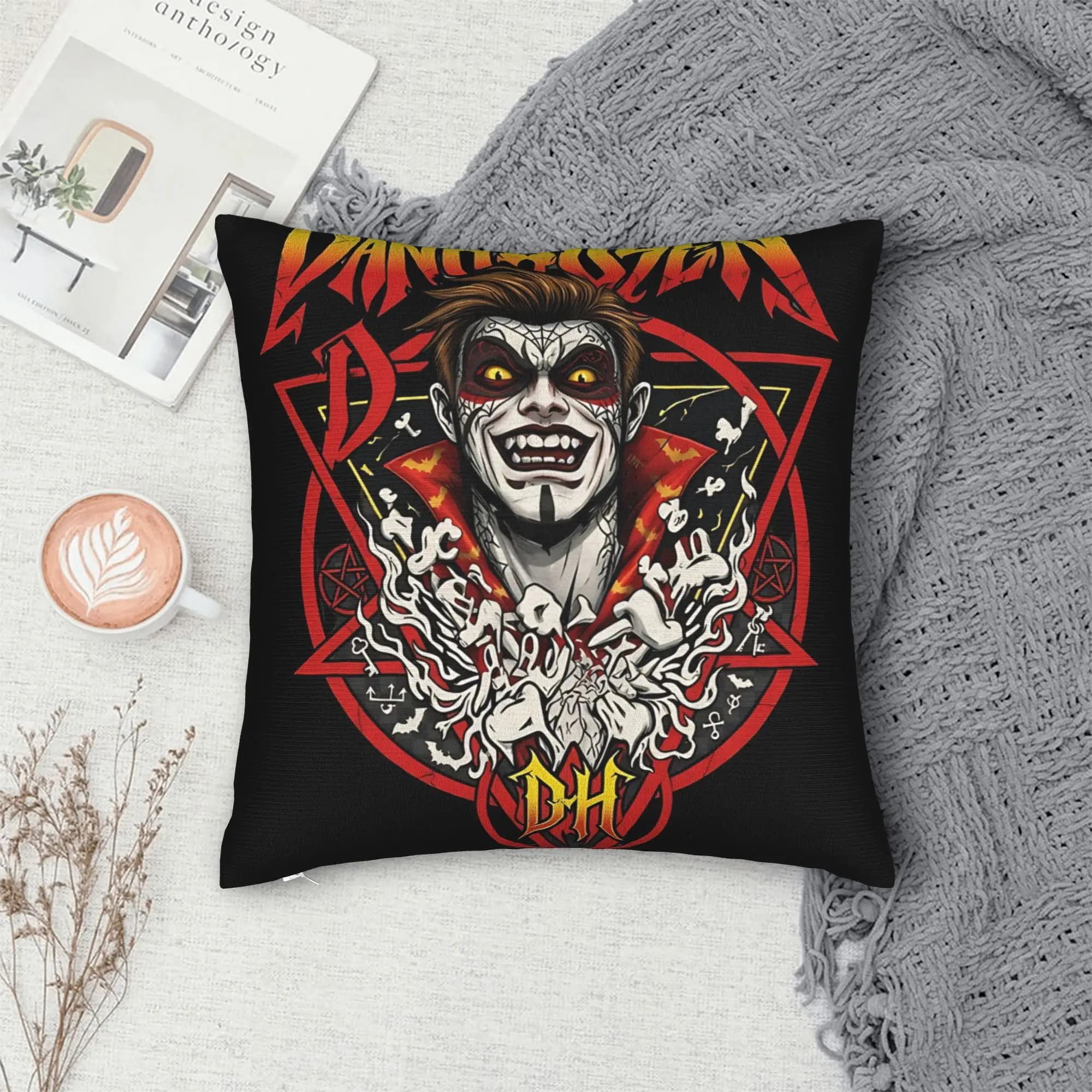 Danhausen Merch Very Nice Very Evil Pillow Case Comfy Pillow Cover For Sofa Car Home Decor Fashion Cushion Cover
