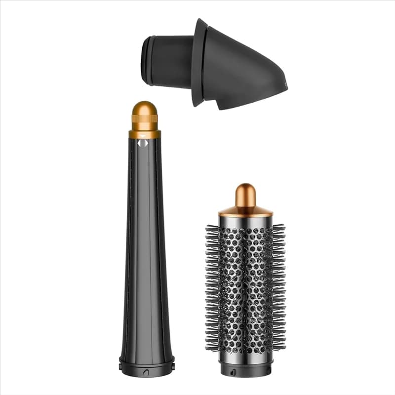 B15C For Dyson Supersonic hairdryer accessories kit: long conical barrel, updated connector adaptor and round volumizing brush
