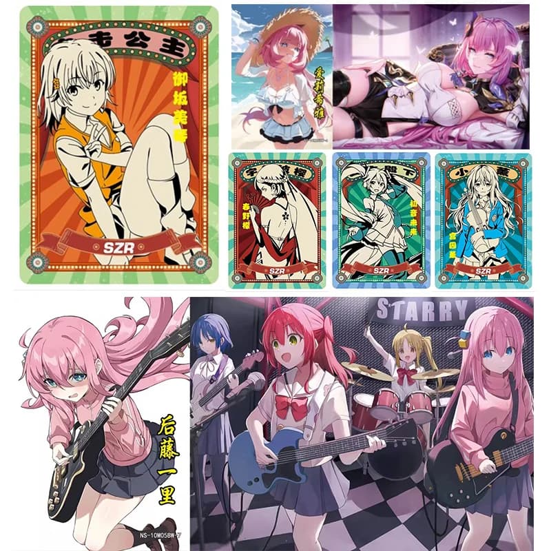 Anime Goddess Story SZR QN BW serie collezione di carte Kafka Hoshino Ai Tokisaki Kurumi Giocattoli di intrattenimento Gioco da tavolo di carte