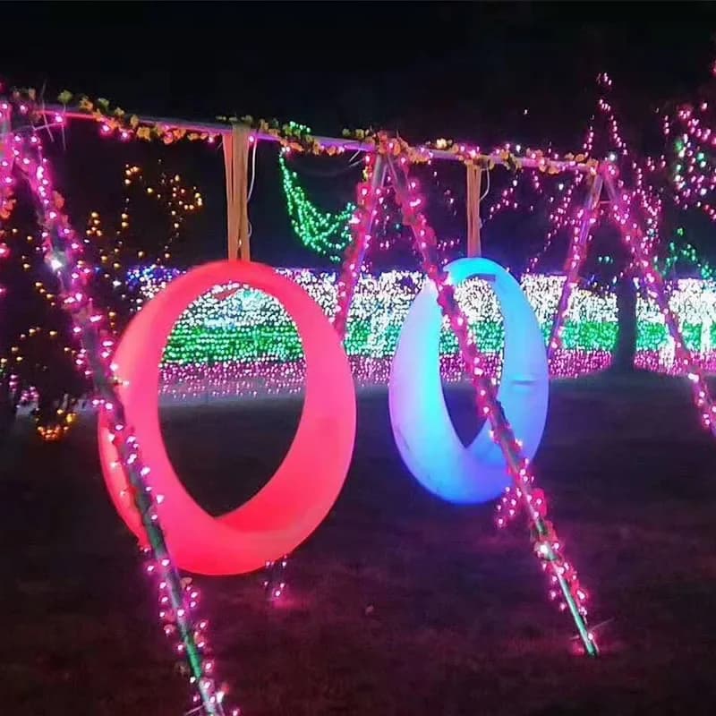 Led Villa outdoor lighting Led outdoor furniture cushions hammock swing for interior chair egg swing garden swing