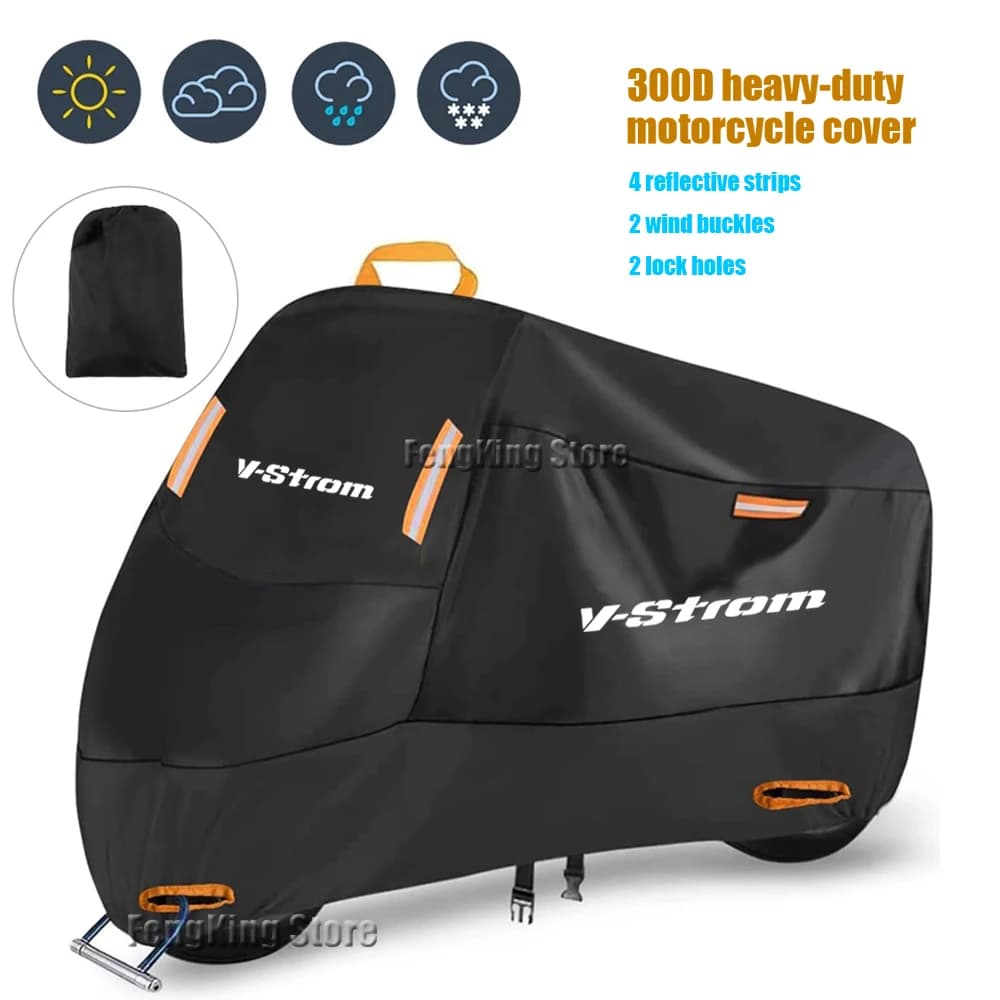 Copertura per moto coperture protettive UV antipolvere antipioggia per esterni impermeabili per Vstrom DL 250 650 1000 V-Strom 650XT 1000XT
