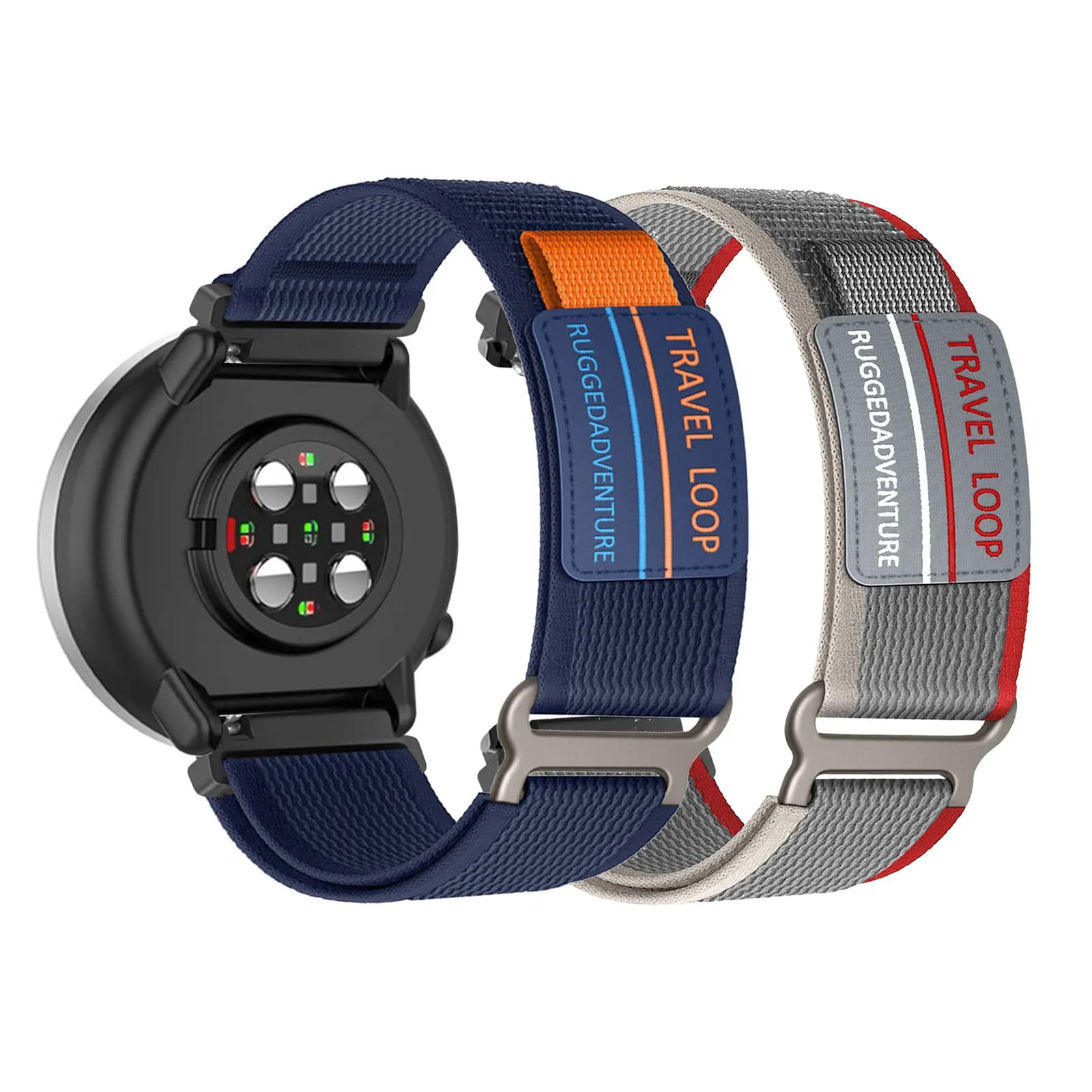 2 fascette in nylon con velcro per cinturino Polar ignite 3/ignite 2/ignite/Unite/Pacer
