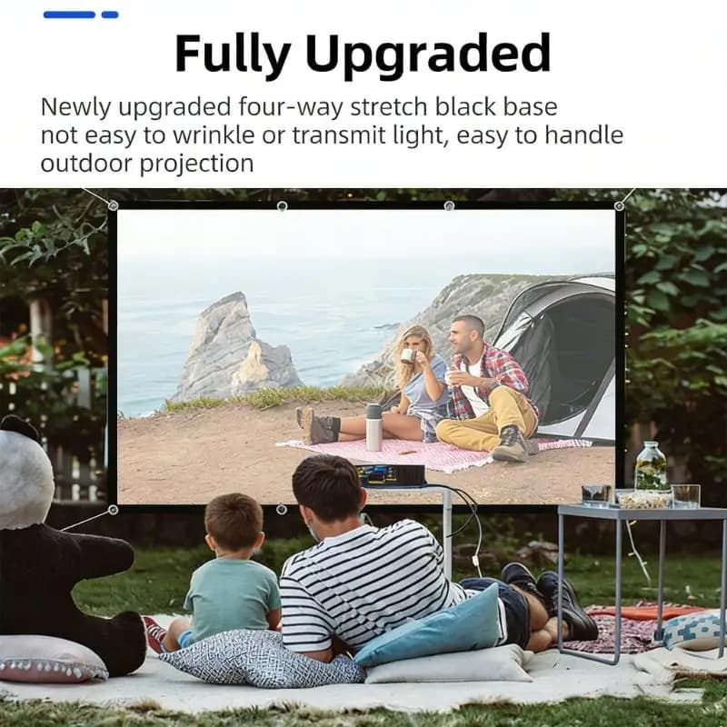 Schermo per proiettore bifacciale per tenda per proiezione film all'aperto home theater