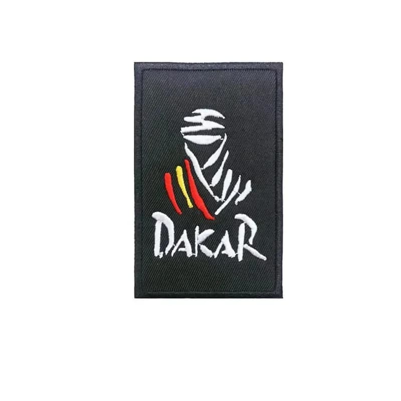 5 cm X 8 cm Classic Dakar Spain Patch Logo Distinctive Car Sticker Decalcomania Decor Vinyl helmet Auto Bike Skate Board
