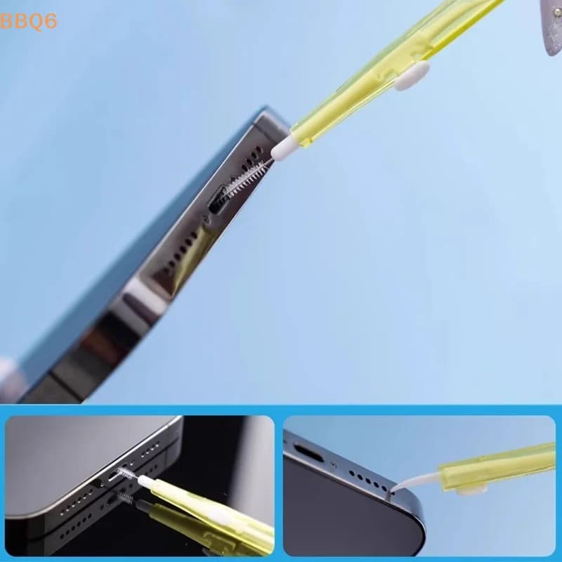 Set da 1/3/5 Pezzi: Spazzola Pulitrice 2 in 1 Regolabile per Porte di Ricarica Telefono, Auricolari, Tastiera, Tablet, Fotocamera