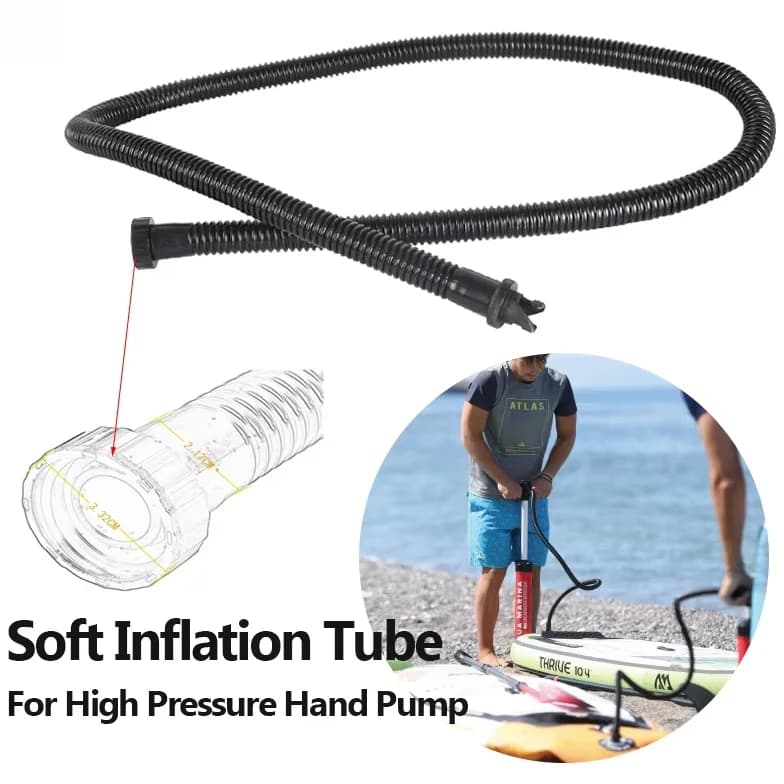 Tubo flessibile per pompa d'aria Tubo di gonfiaggio morbido per pompa manuale ad alta pressione Aqua Marina/ZRAY/Jilong Stand Up Paddle SUP Board Accessorio per barca