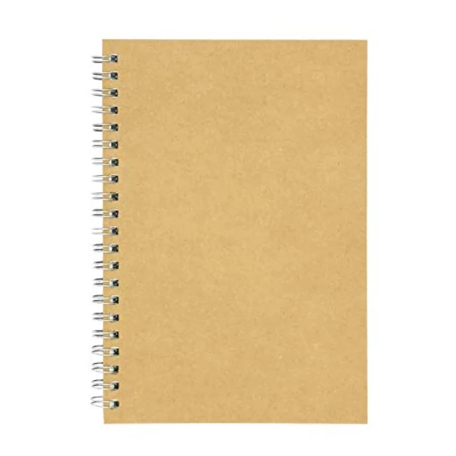 Soft Cover Spiral Notebook Journal, Coofficer Blank Sketch Book Pad, Wirebound Memo Notepads Diary Notebook Planner with Unline