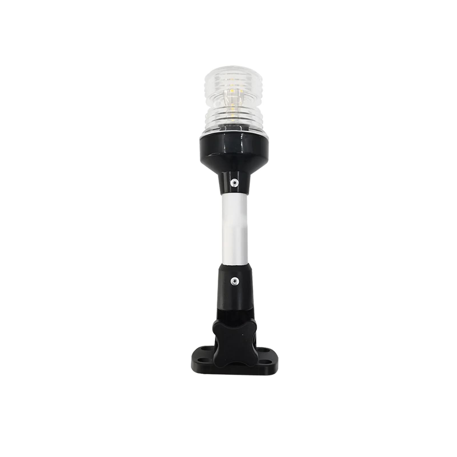 Luci di poppa ISURE MARINE per barche, 12 pollici 180 ° Luce di ancoraggio pieghevole, luce di poppa per barca pieghevole a LED per barca pontone