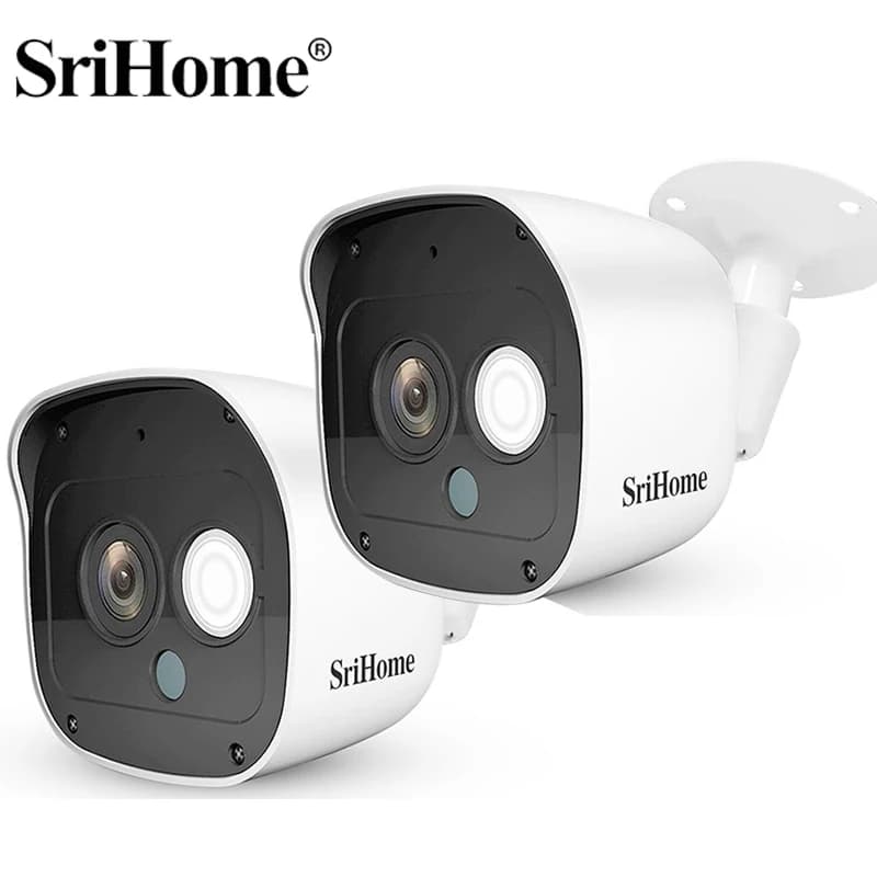 Srihome 2 pz 3MP wifi FHD Telecamera IP Smart Home WIFI Indoor IR Visione notturna Baby Monitor Allarme Push Protezione di sicurezza CCTV Cam