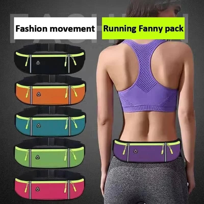 Sport Running Phone Case Waist Bag For Women Men Waterproof Comfortable Cycling Running Bag Safty Reflective Tape Sport Belt