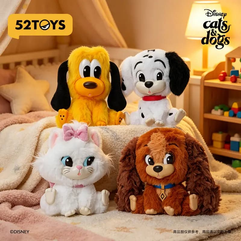 Hot Selling Genuine 52TOYS Cats & Dogs Best Friends Series Cute Pendant Blind Box Figure Merchandise Surprise Gifts Trendy Toys