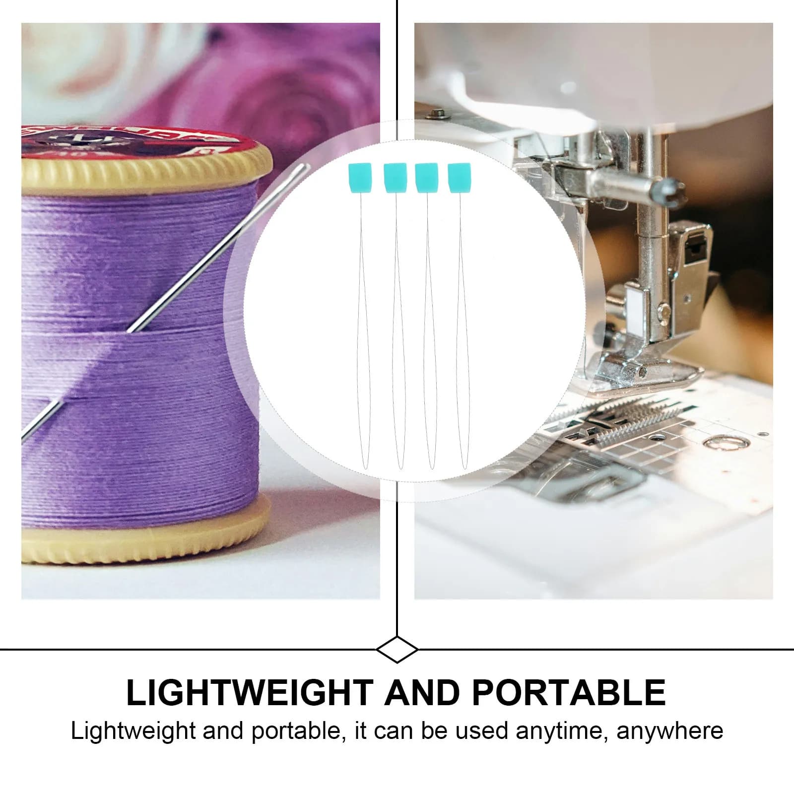 10PCS Long Punch Needle Threaders Punch Needle Threading Tool Stitching Threader Sewing Accessories for Embroidery Cross Stitch