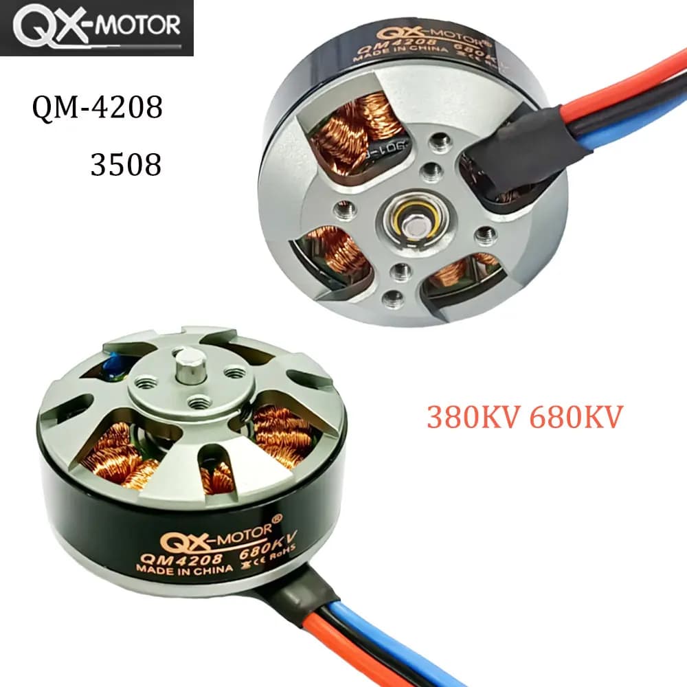 Motore Brushless QX-MOTOR QM4208 (3508) 380KV 680KV per Elicotteri RC Multirotore e Parti di Aeromobili ad Ala Fissa