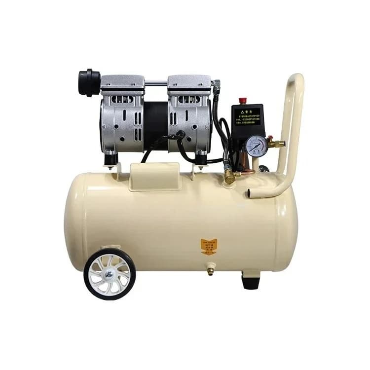 8L Silent Oil-Free Air Pump 220V - /Woodwork/Paint Compressor Kit