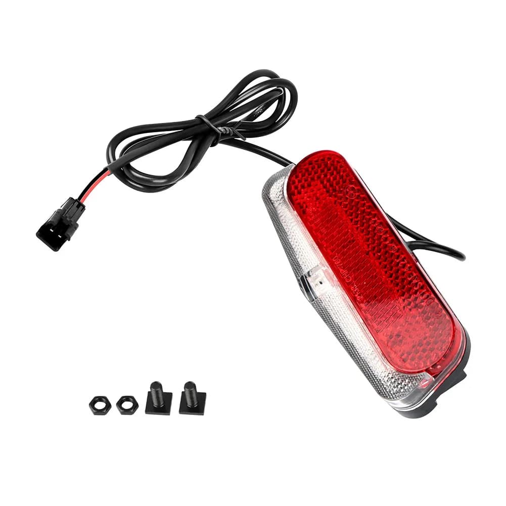 Electric Bike Rear Tail Light 36V/48V With SM 2Pin Connector Compatible With For Bafang Motor Night Riding LED Lamp 97.5cm Cable