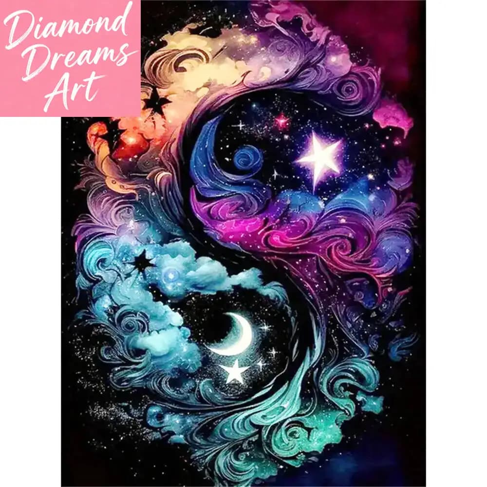 Mosaico di Diamanti Senza Cornice, Fai-da-Te, Paesaggio Lunare, Pittura con Diamanti Quadrati o Rotondi, Forniture per Artigianato in Acrilico, Decorazione per la Casa