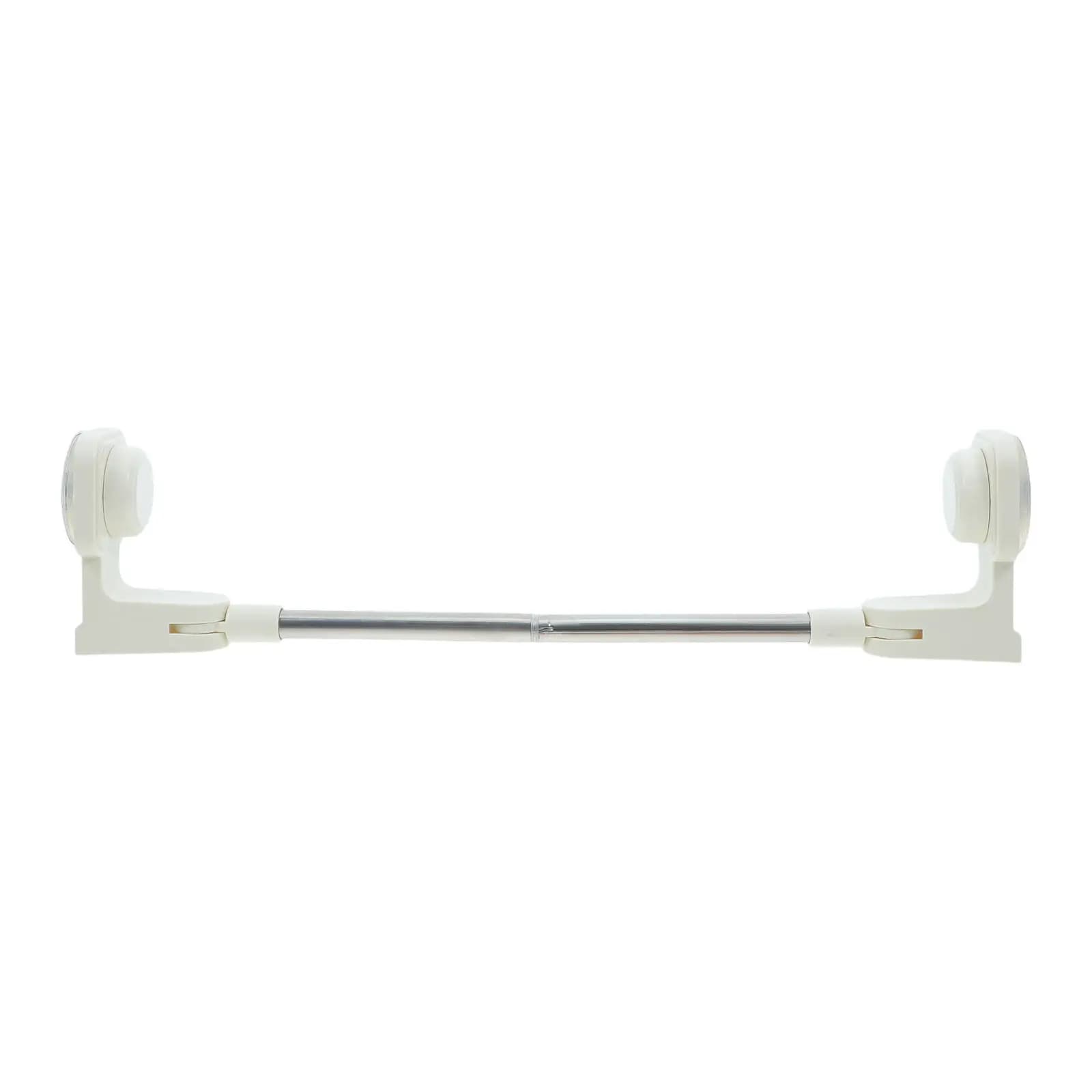 Suction Cup Towel Bar Adjustable Retractable 12-24Inch Stainless Steel Removable Shower Bathroom Towel Holder Suction Rack