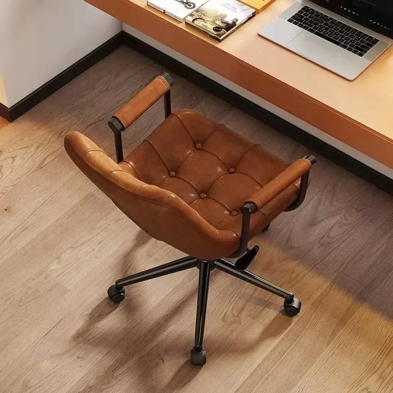 Sedia da ufficio reclinabile per riunioni Schienale ergonomico Sedie da ufficio moderne da gioco Chaise De Bureau in pelle di lusso Mobili per ufficio20