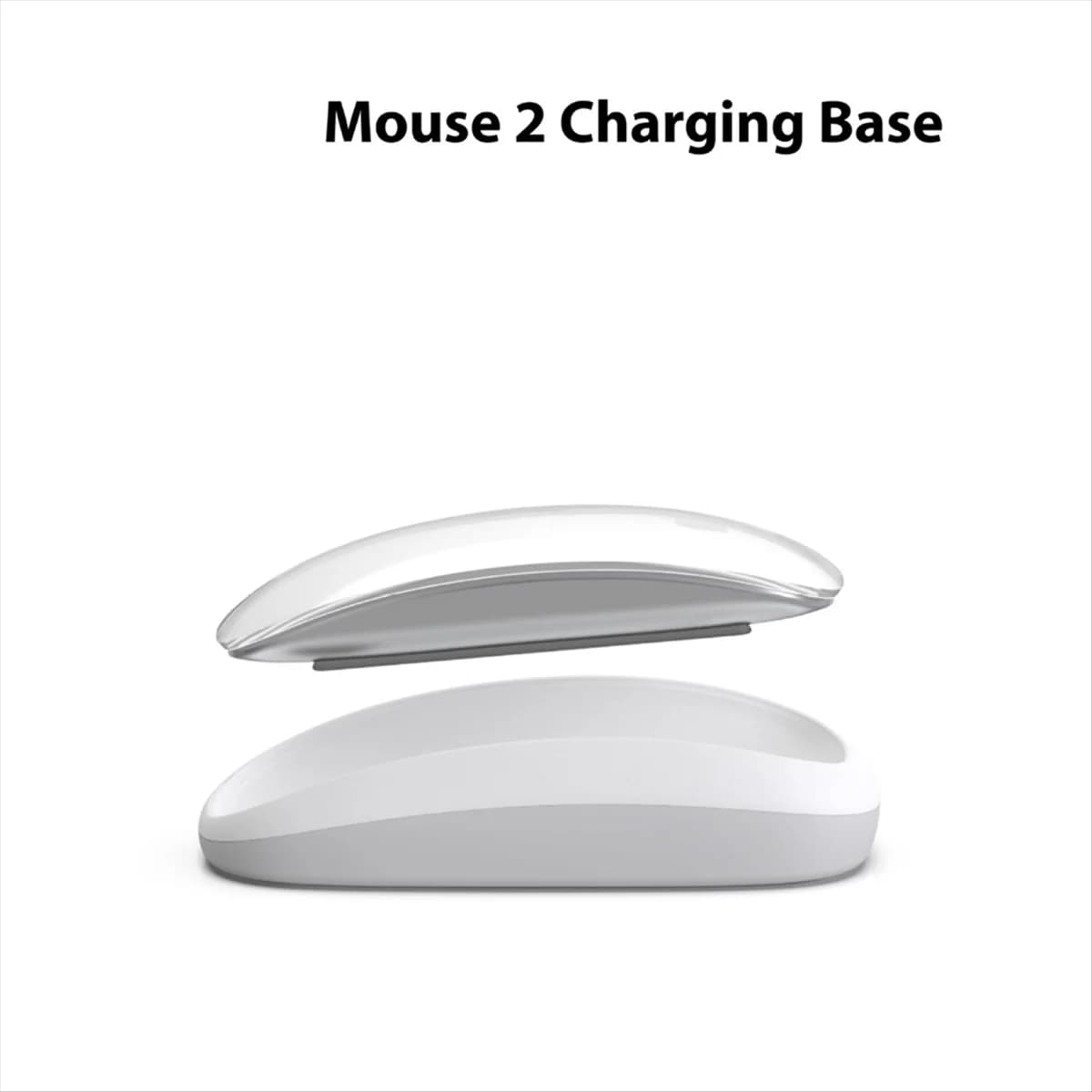 AA91 Mouse Dock for Apple Magic Mouse 2 Refill Dock Ergonomic Wireless Charging Mat Housing Increased Height- A