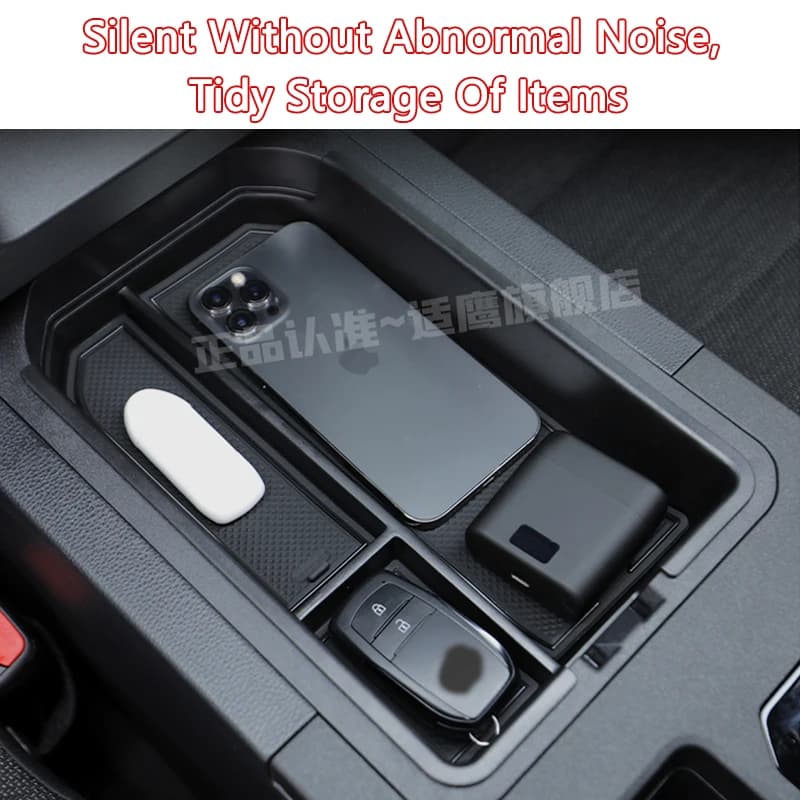 Auto Centro Bracciolo Scatola di Immagazzinaggio Scatola di Immagazzinaggio ABS Bracciolo Scatola di Immagazzinaggio Vassoio Organizzatore Per Toyota Prado LC250 Land Cruiser 250 2024 Accessorio
