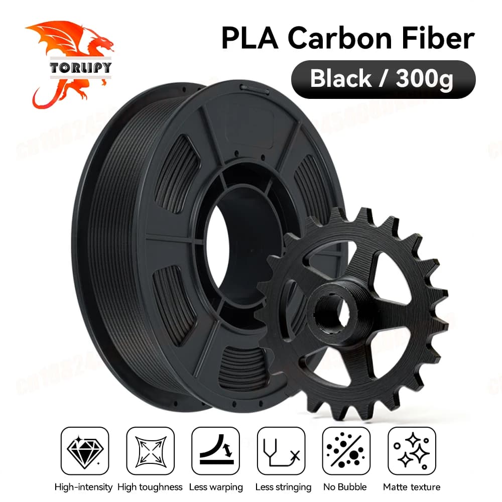 300 g PLA Carbon Filament 3D Printer Filaments 1.75 mm Non-toxic Good aging resistance Scent materials for 3D printers