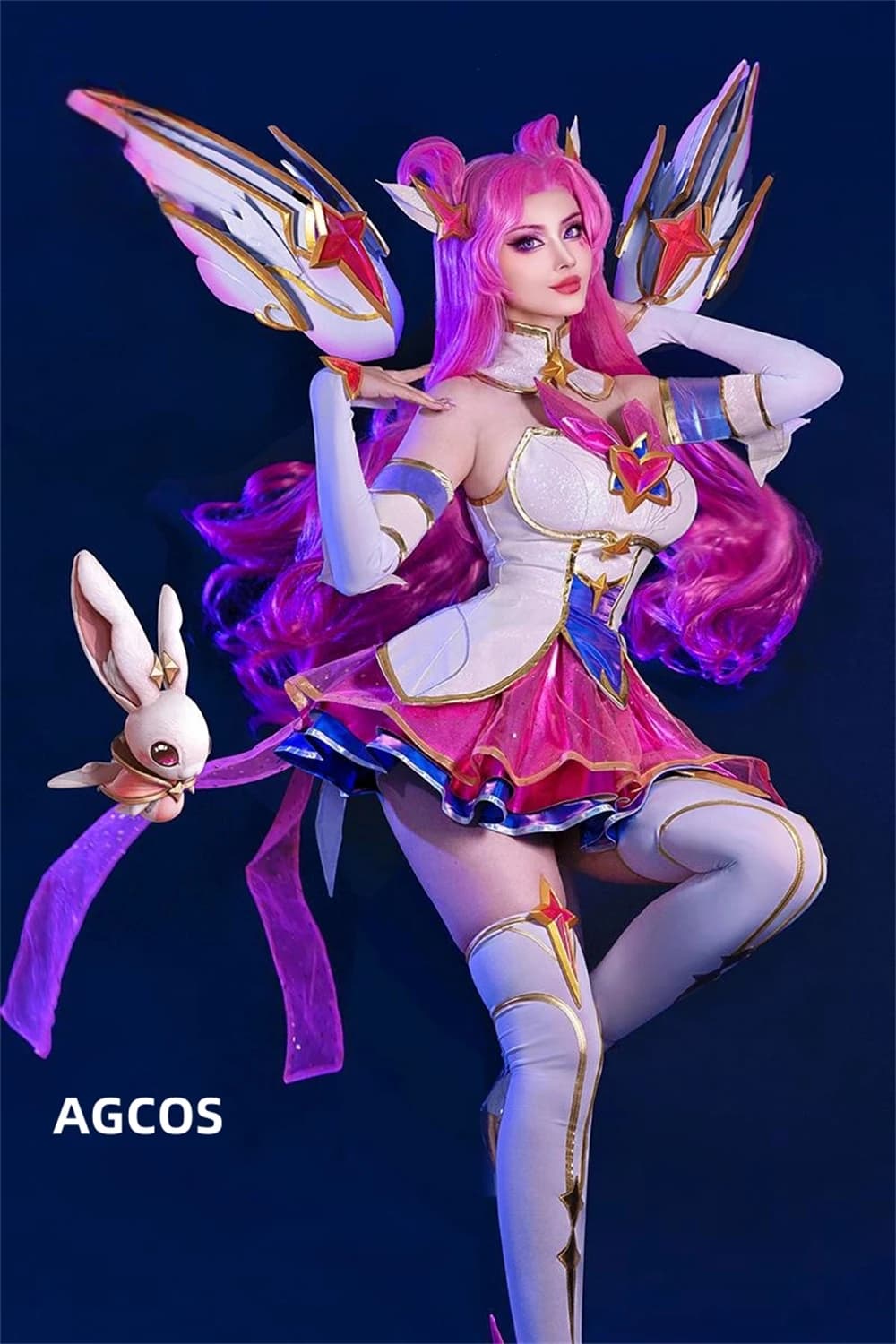AGCOS LOL Kaisa Star Guardian Costume Cosplay Woman Dresses Game Kaisa Costumes Cosplay