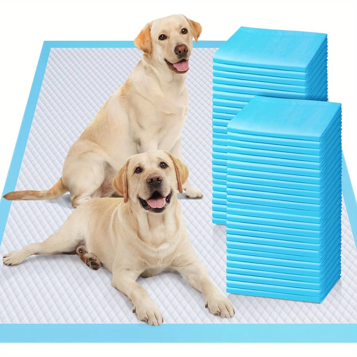 Tappetini assorbenti per cani XXL 30"x36" a 8 strati, ultra assorbenti, extra grandi, ad asciugatura rapida 3S, impermeabili, usa e getta, per cani, gatti, conigli e altri animali domestici.